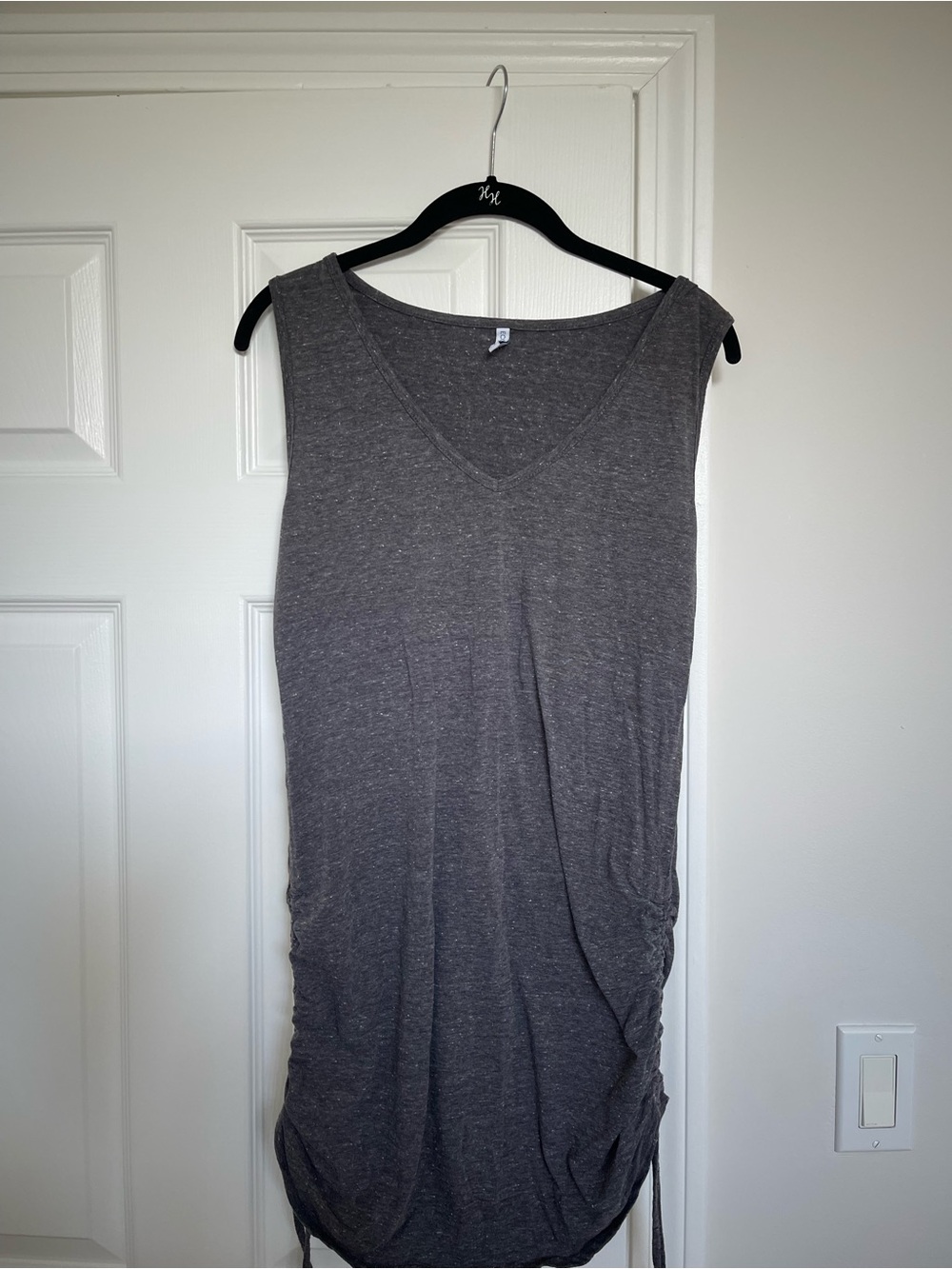 Women’s Gray V-Neck Sleeveless coverup